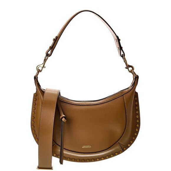 Isabel Marant Naoko Leather Shoulder Bag, Brown - Picture 1 of 4